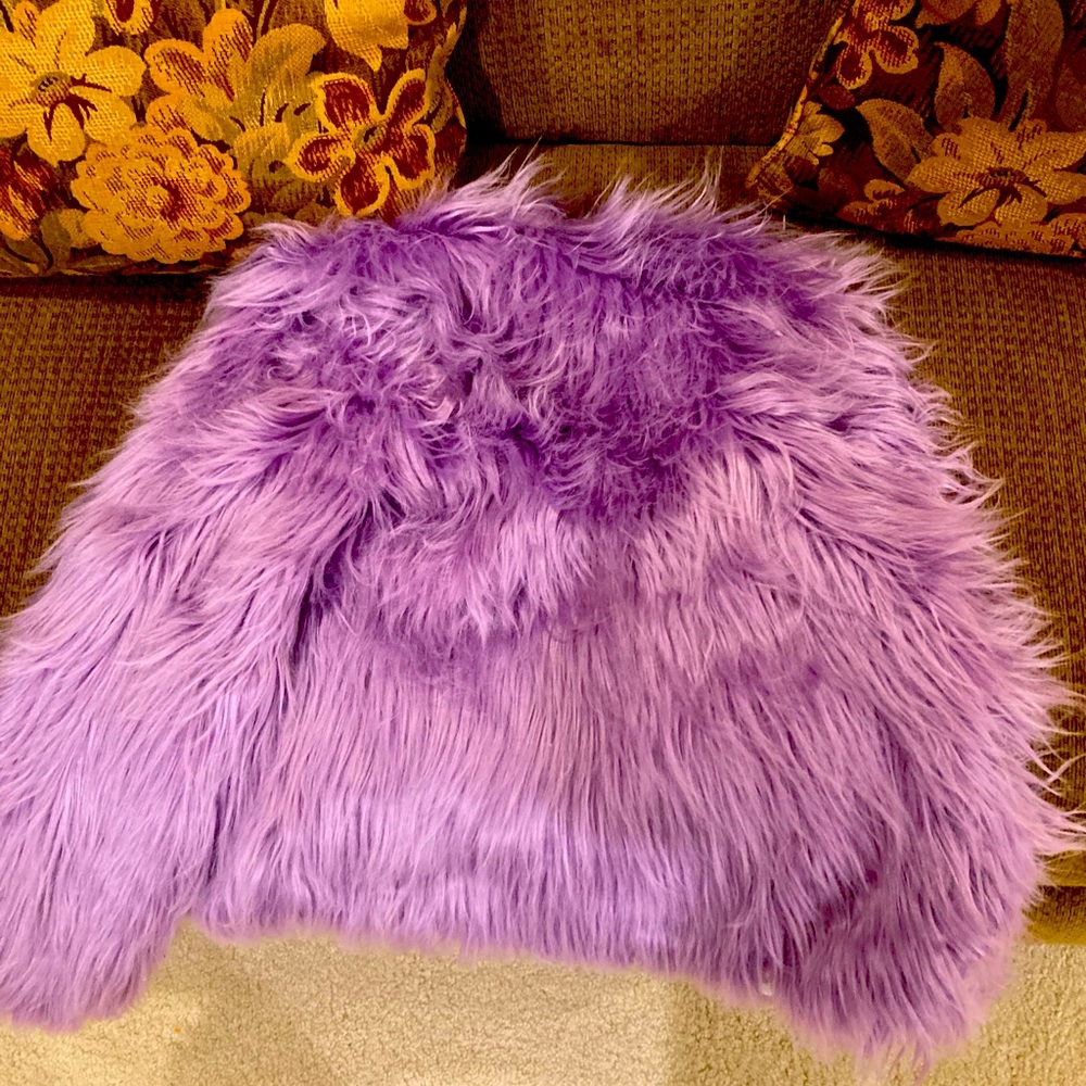 Lavender (haze) shaggy jacket